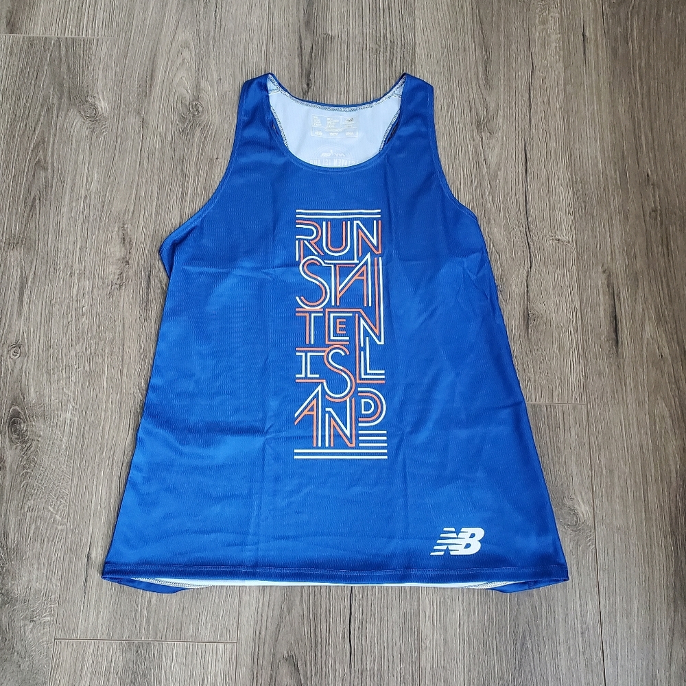 New Balance New York Road Runnners Staten Island Singlet Womens Large